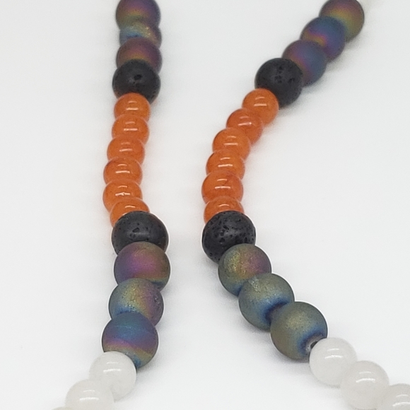 Sedona Druzy with Quartzite Beaded Necklace - Picture 5 of 9